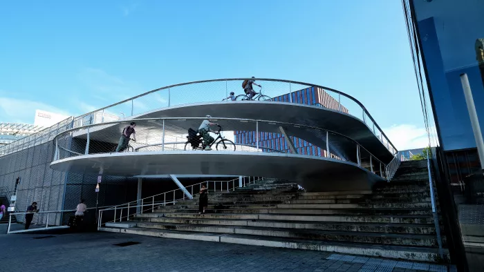 Fietsspiraal Leuven Station