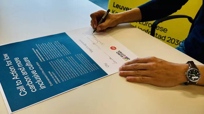 Leuven ondertekent Europees charter voor duurzame en inclusieve cultuur