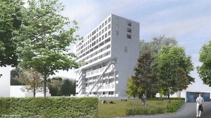 Dijledal start vervangingsbouw Albertbuilding in Kessel-Lo met 78 sociale woningen