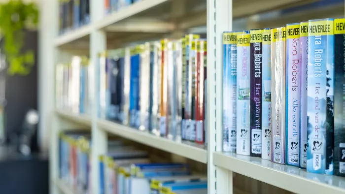 Boekenverkoop in de buurtbibs van Bib Leuven