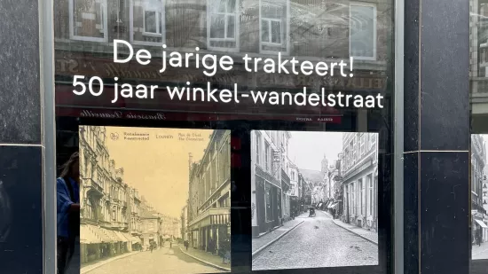 Leuven viert 50 jaar winkelwandelstraten