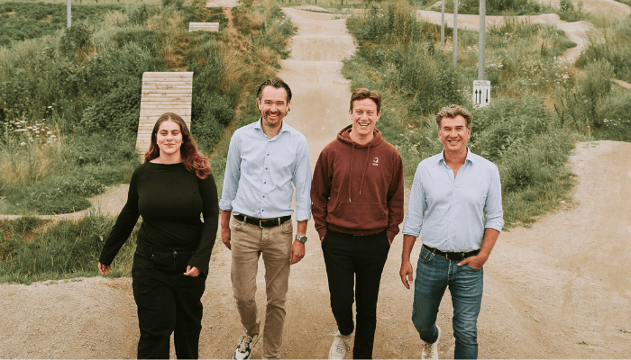 Vooruit Leuven wil sporten en bewegen nog gemakkelijker maken, door de publieke beweegvriendelijk in te richten, zeggen kandidaten Christophe Stockman, Xavier Tielemans, Vincent Laevers en Anna Roos Brimco Melotte. 