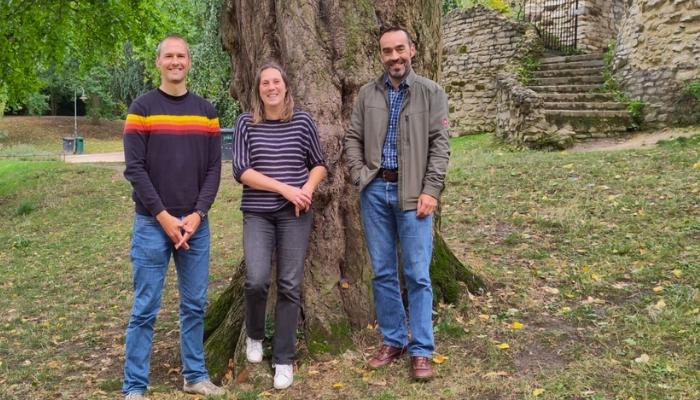  Kandidaten Hannes De Geest, Kim Neven en Bruno Tobback